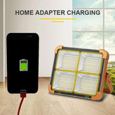 پروژکتور اضطراری 600w شارژ خورشیدی و برقی پاوربانک شو چهارکاره
