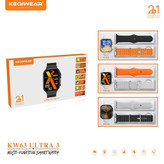 ساعت هوشمند الترا keqiwear kw63 ultra 3