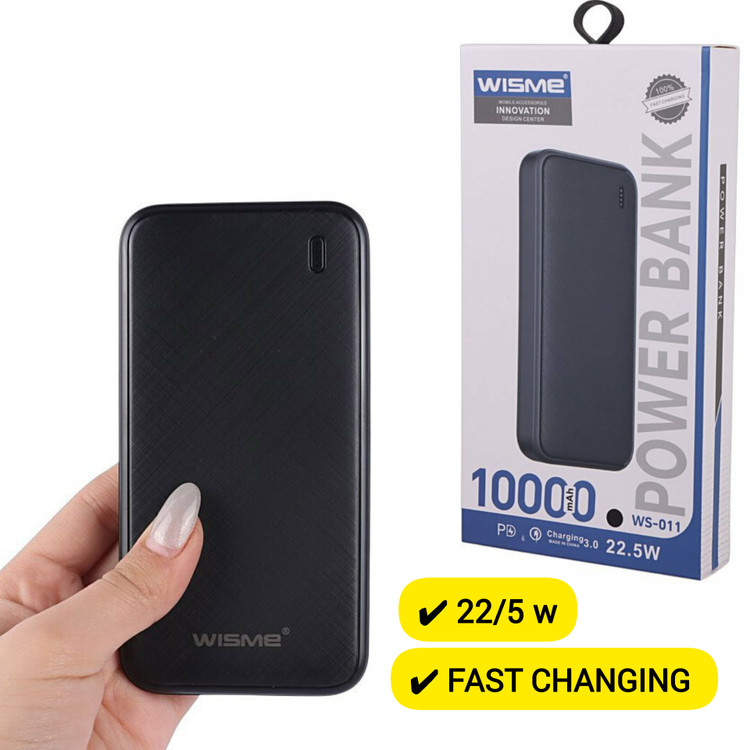 پاوربانک فست شارژ wisme 22.5w