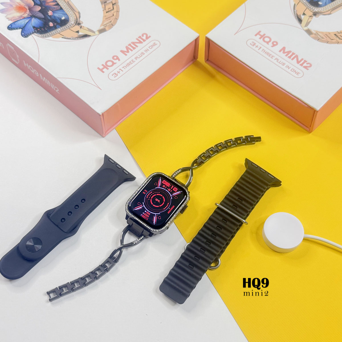 ساعت هوشمند نگین کاری hq9 mini2