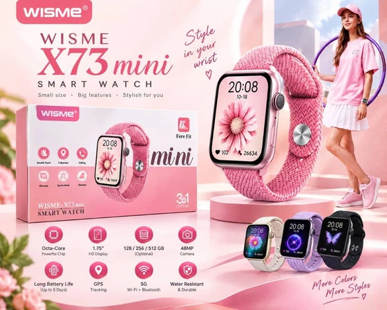 ساعت هوشمند x73 mini سه بند
